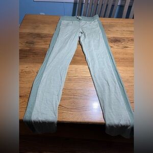 Alicia Adams Alpaca Green Lounge Pants Drawstring Size XS